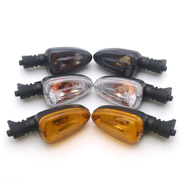 Motorcycle Black Turn Signal Indicator Light For BMW F800S K1200S R1200GS F650GS