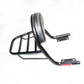 Fit For Royal Enfield Interceptor 650 Rear Luggage Rack & Backrest Cushion Black