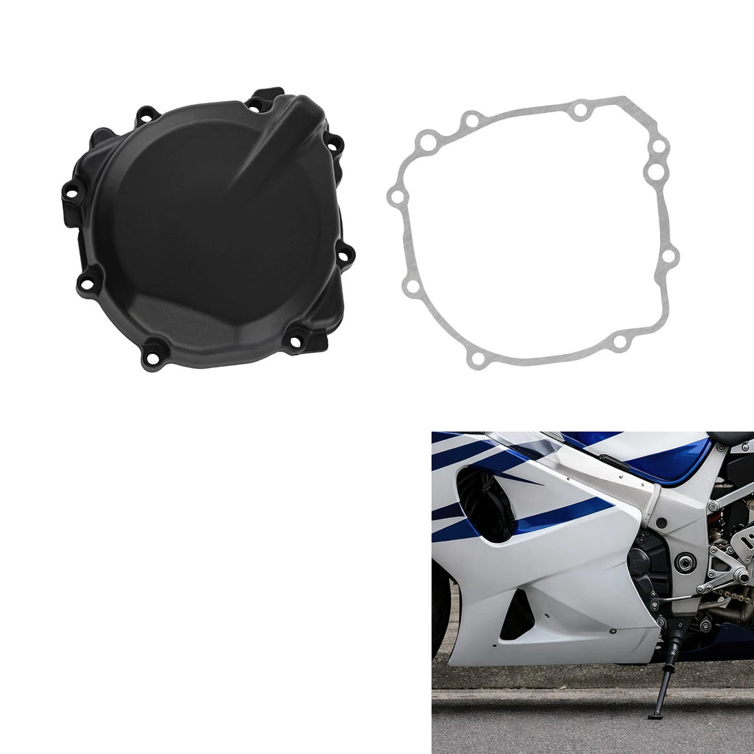 Engine Stator Cover Case Crankcase Fit For Suzuki GSXR600 97-00 GSXR750 96-99 98