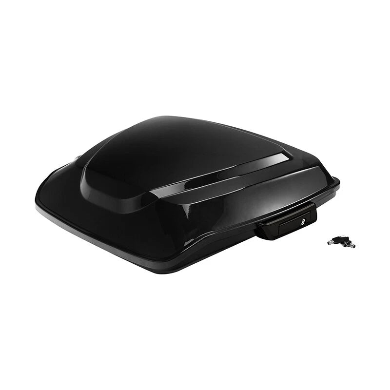 Vivid Black Razor Trunk Fit For Harley Touring Road Glide 14-2024