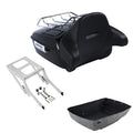 King Trunk Backrest Luggage Rack Mount Fit For Harley Heritage Classic 2018-2026