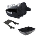 King Trunk Pad Rack Backrest Mount Fit For Harley Touring 97-2008