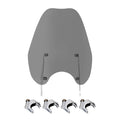 Smoke Windshield & 49mm Clamps Fit For Harley Dyna Low Rider Street Bob 06-17 16