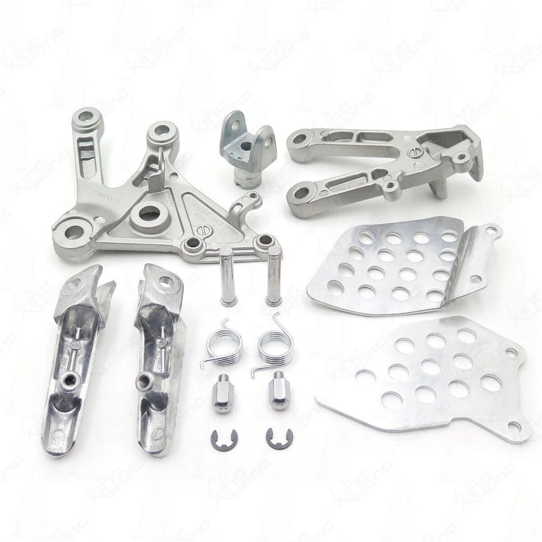 Silver Driver Front Foot Peg Bracket Fit for Honda CBR600RR 2003 2004 2005 2006