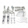 Silver Driver Front Foot Peg Bracket Fit for Honda CBR600RR 2003 2004 2005 2006