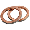 LOPOR 2PCS Exhaust Pipe Gasket For Yamaha XT600E XT600 XT600 XT550XT500E