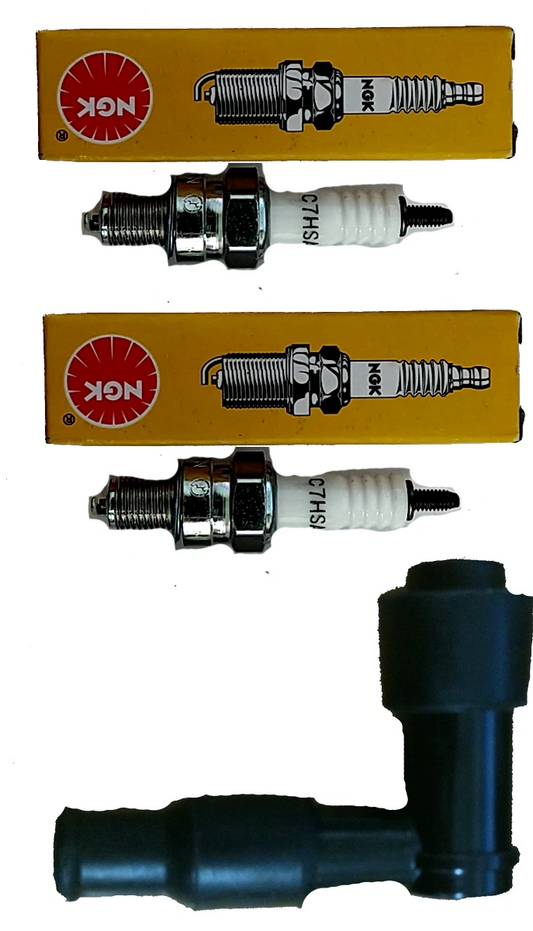 2) BujÍA + TapÓN Para Honda CRF100F Crf 100 F CRF-100 Bike Joven