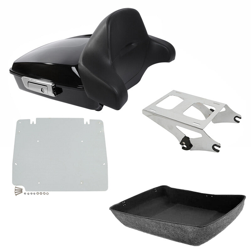Chopped Trunk Mount Rack Base Plate Fit For Harley Touring Road Glide 2014-2026