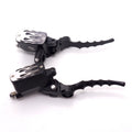 7/8" Black Flame Control Reservoir Brake Clutch Levers For Kawasaki Honda Yamaha