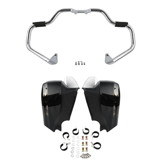 Mustache Engine Crash Bar Lower Fairing Fit For Indian Chieftain 2014-2018 2017