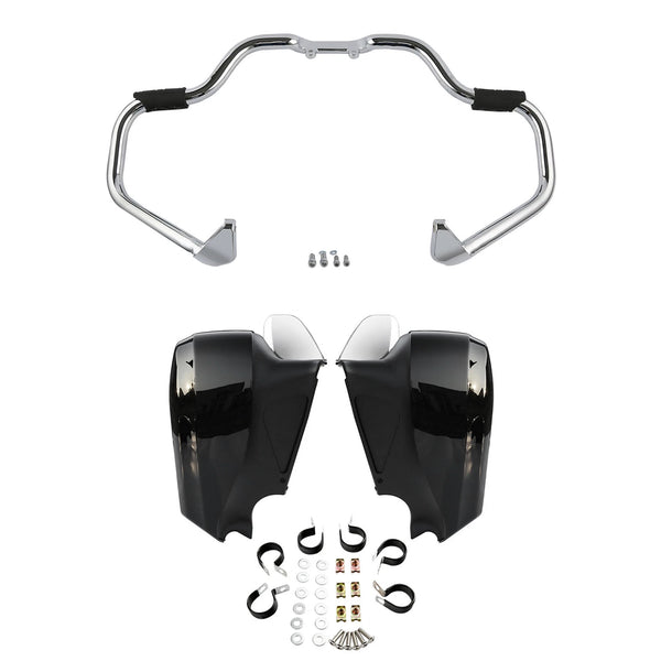 Mustache Engine Crash Bar Lower Fairing Fit For Indian Chieftain 2014-2018 2017