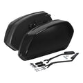 Vivid Black Hard Saddlebags Fit For Harley Fat Boy Breakout Fxbr Flfb 2018-2025