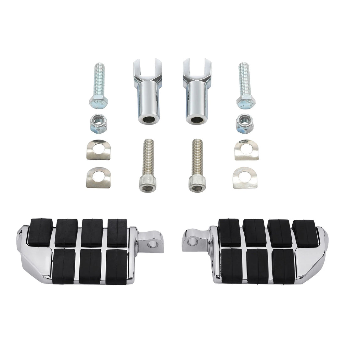 Passenger Foot Pegs 2'' Support Mount Fit For Harley Heritage Softail 2000-2006