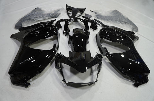 Glossy Black Fairing Kit +Bolt for Honda ST1300 2002-2013 ABS Injection BodyWork