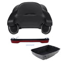 King Trunk Backrest Speakers LED Tail Light Fit For Harley Road Glide 2014-2026
