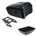 Black King Trunk Mount Rack Fit For Harley Touring Road Street Glide 2014-2026
