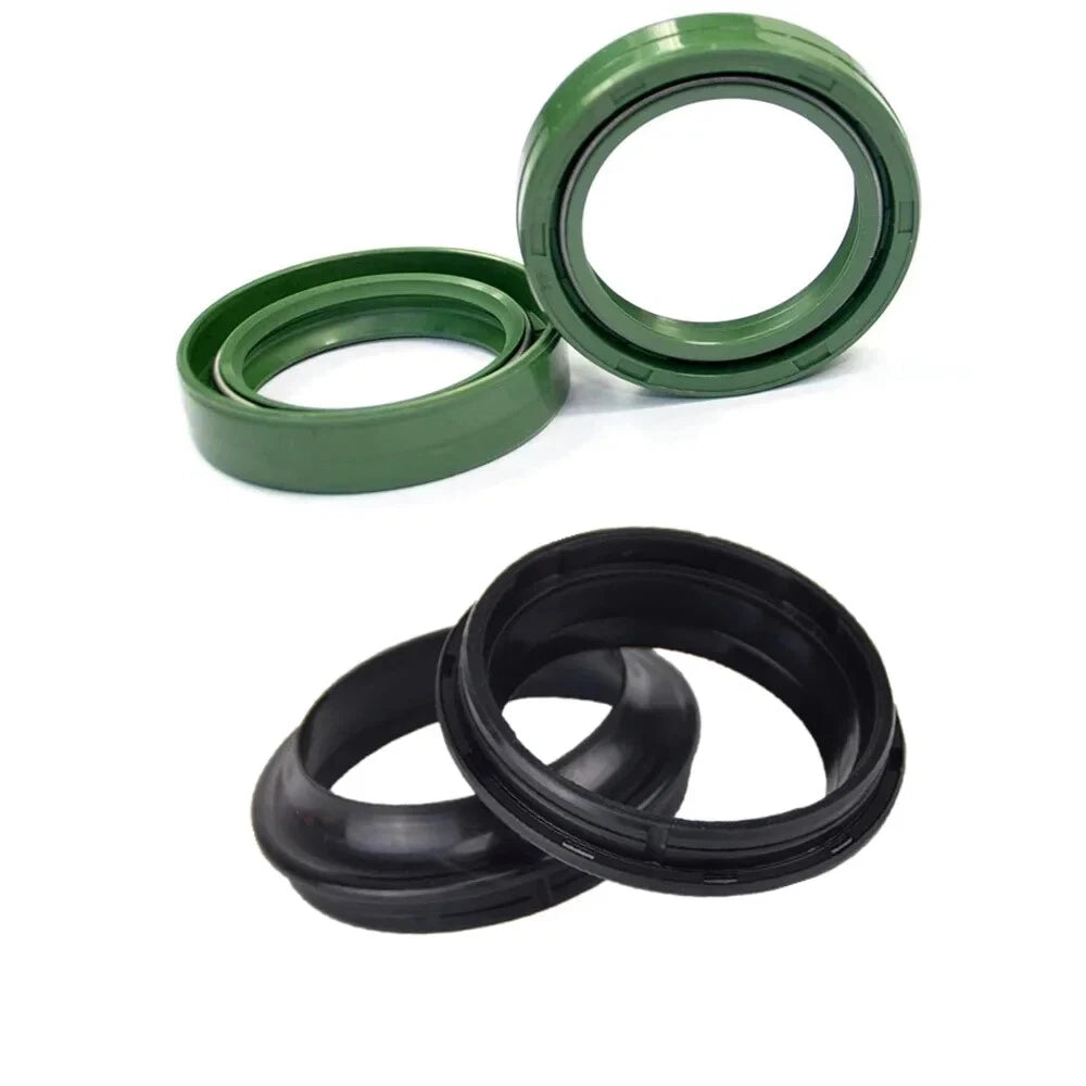 Front Fork Damper Oil Seals Dust Seal Kit Set For Honda VT600C 1996-2007