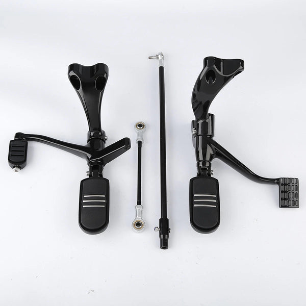 Forward Control Pegs Lever Linkage Fit For Harley Sportster XL 883 1200 48 14-22