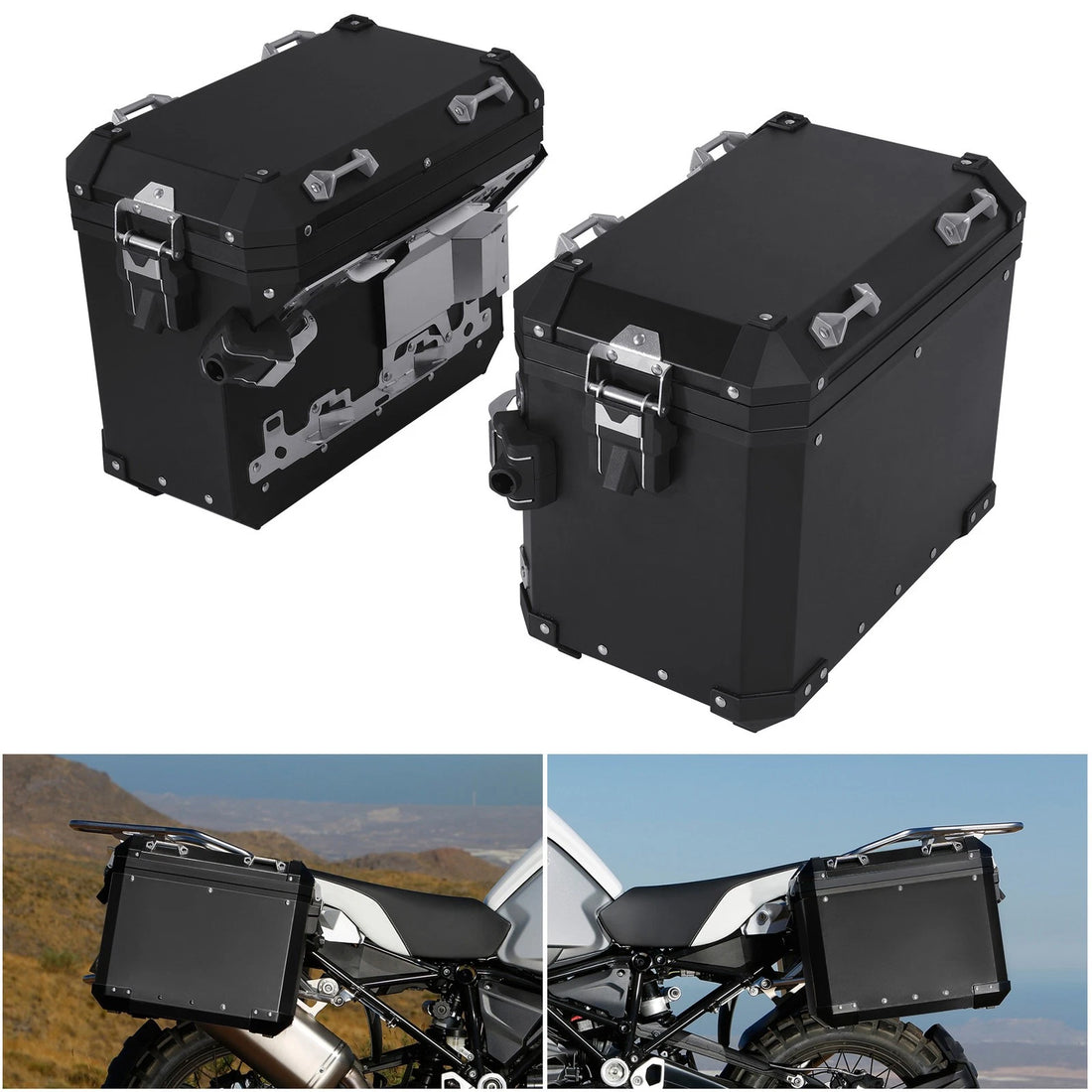 Saddlebags Pannier Side Case Luggage Bag Fit For BMW R1250GS 19-24 R1200GS 13-18