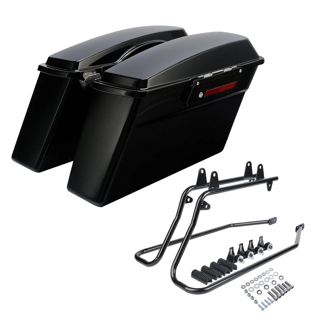 Hard Saddlebags Saddle Bags Bracket Kit Fit For Harley Softail Heritage 84-17 16