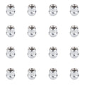 16PK Msa 20038SD9041-4eee01-16X Spln Drv Opn End Taprd LugNut 12mmx1.50mm