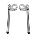 48mm Clip On Handlebar Fit For Suzuki GSXR1000 09-10 Honda CBR600RR 05-06 07-13