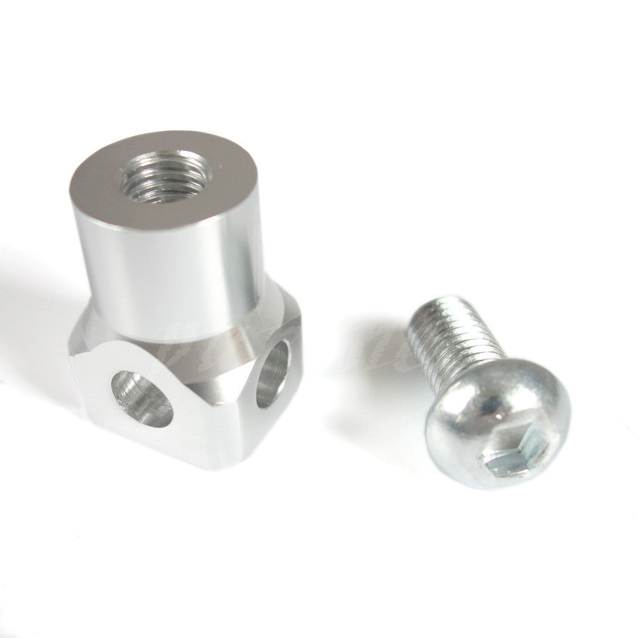 Bottom Mount Motorcycle Headlight Light Bracket Holder Cruiser Chopper Custom