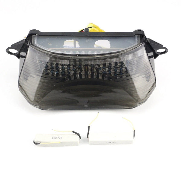 For 1997-2005 04 Honda Super Howk VTRF1000 Brake Tail Light LED Smoke Integrated