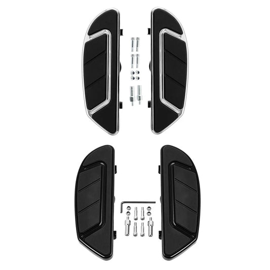 Chrome/Black Front Driver Floorboard Fit For Harley Road King Glide 1986-2022 21