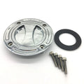 Silver Keyless Fuel Tank Cap for Suzuki GSXR600/750/1000 Hayabusa TL1000R 96-07