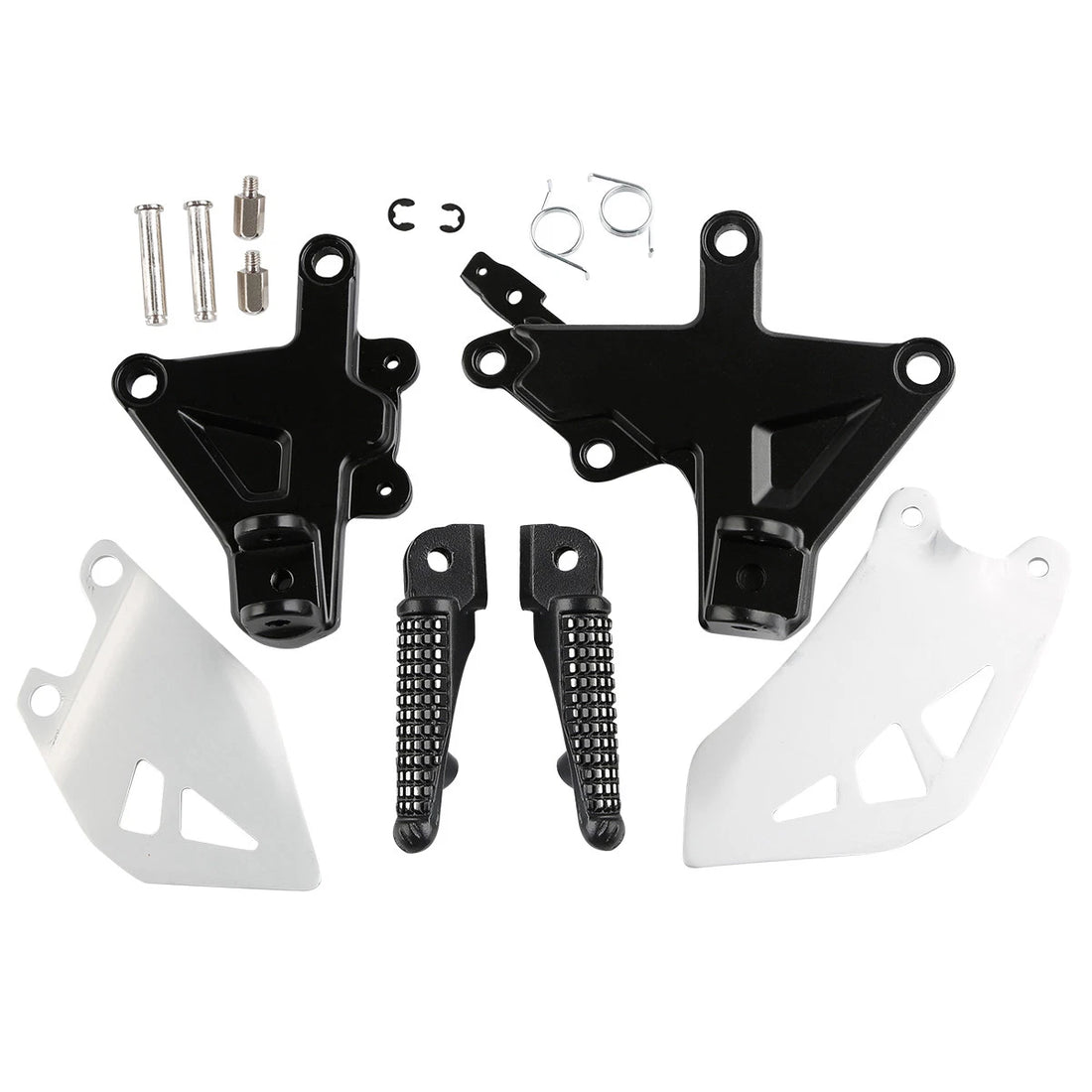 Driver Rider Footpegs Footrests Bracket Fit For Kawasaki Ninja ZX10R 2011-2020