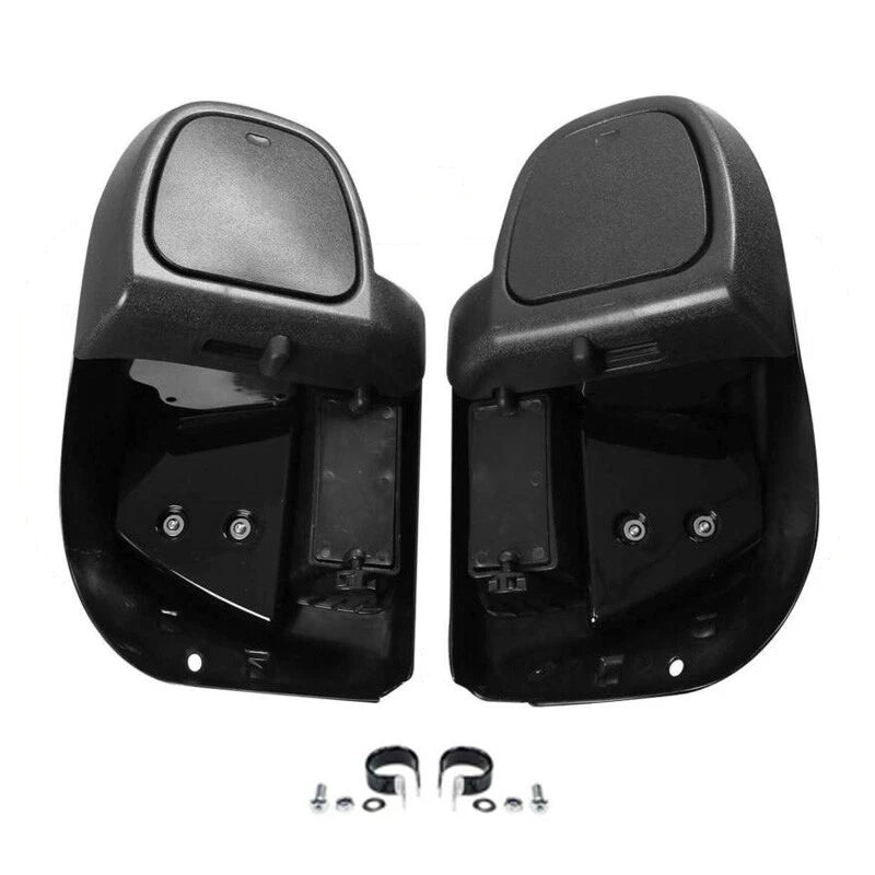 Vivid Black Lower Vented Fairings Fit For Harley Touring Electra Glide 2014-2024