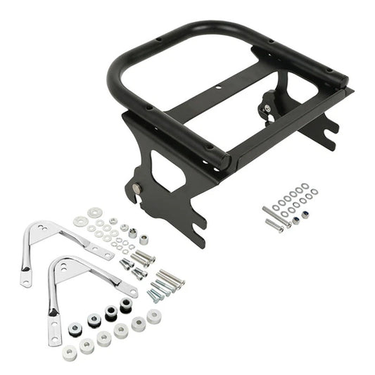 Detachable Two Up Mount Rack & Docking Kit Fit For Harley Touring Glide 97-08