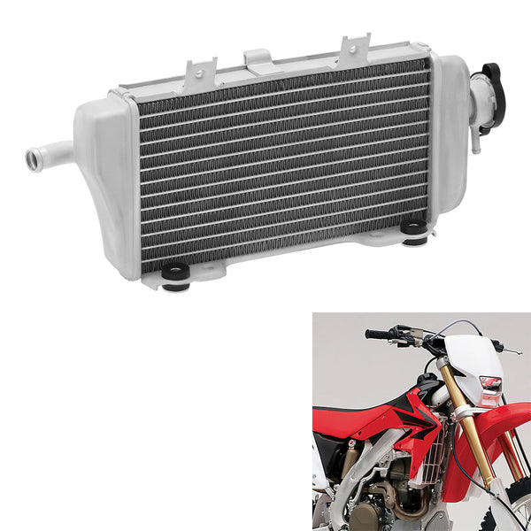 Right Side Aluminum Radiator Fit For Honda CRF450X Crf 450 X 2005-2017 16 Silver