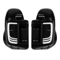 Lower Vented Fairing 6.5" Speaker Box Signal Light Fit For Harley Touring 14-23