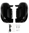 Lower Vented Leg Fairing Speakers Fit For Harley Touring Street Road Glide 83-13