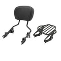 Detachable Backrest Sissy Bar Luggage Rack Fit For Harley Road Glide 2009-2025