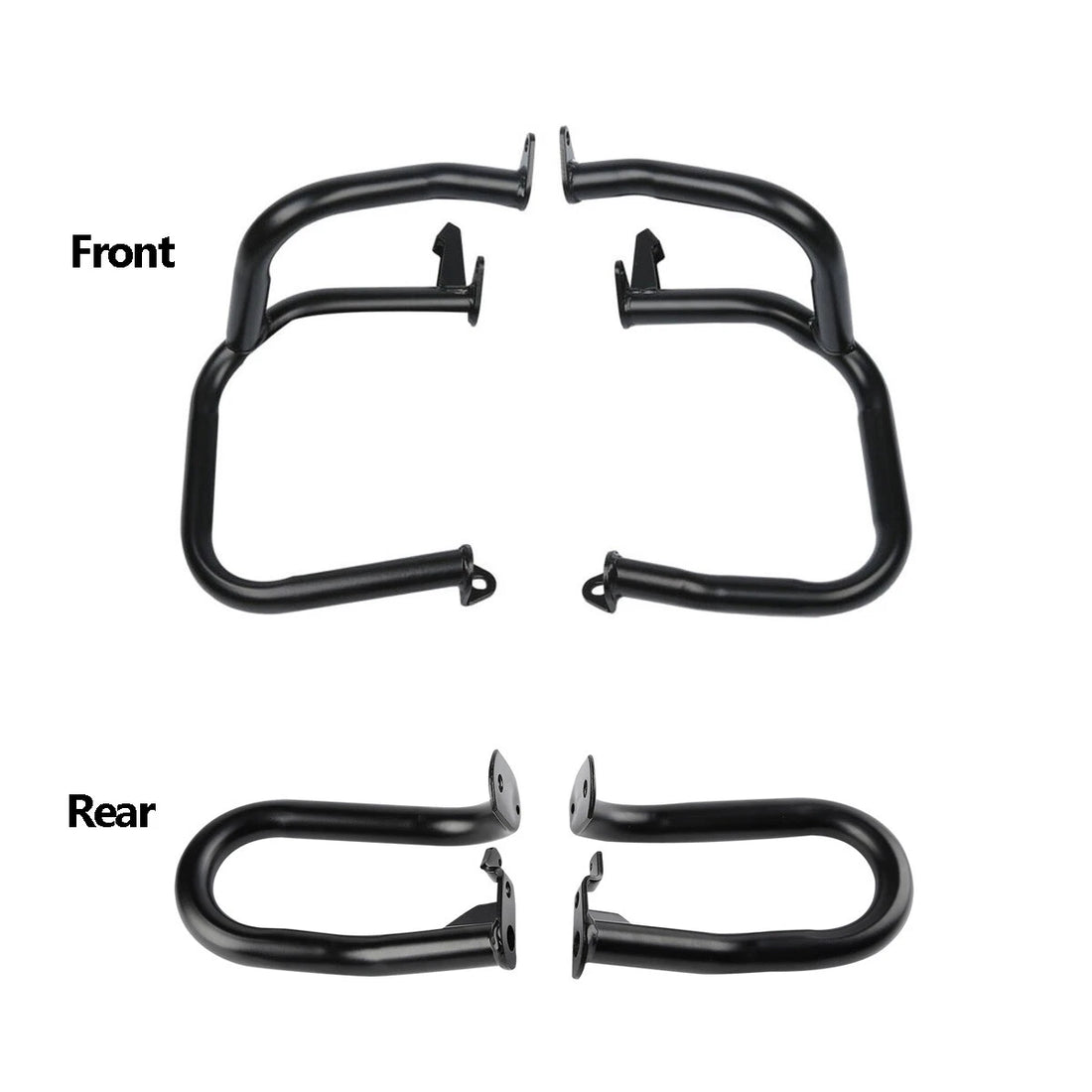 Front/Rear Black Engine Guard Crash Bar Fit For Honda Goldwing GL 1800 2001-2017