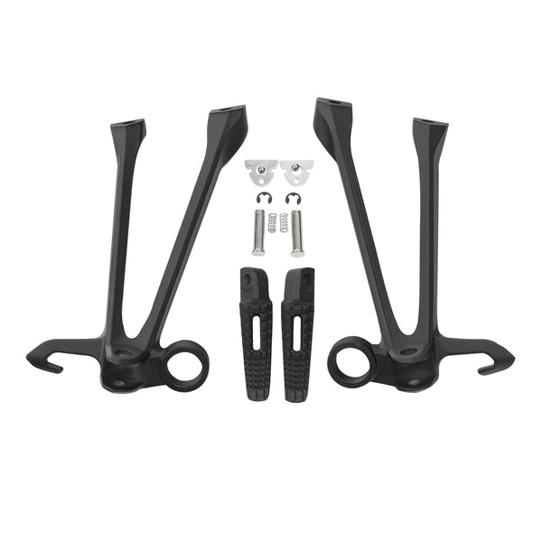 Passenger Footpegs Pegs Footrests Bracket Fit For Suzuki GSXR1000 2009-2011 2010
