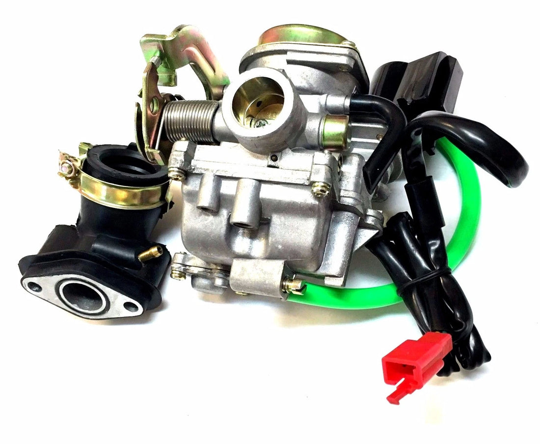 Performance 20MM Carburetor & Intake Manifold Boot GY6 50CC Scooter Moped Carb