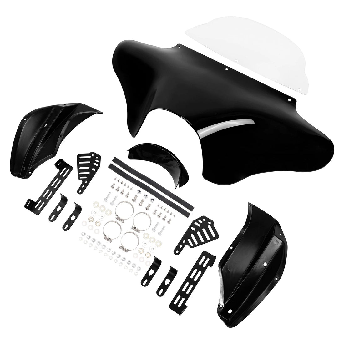 Vivid Black Front Outer Batwing Fairing For Suzuki VL800K1 Volusia C50/C50T New