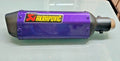 Universal Akrapovic Exhaust for All Bikes Silencer Louder Sound Purple Paint