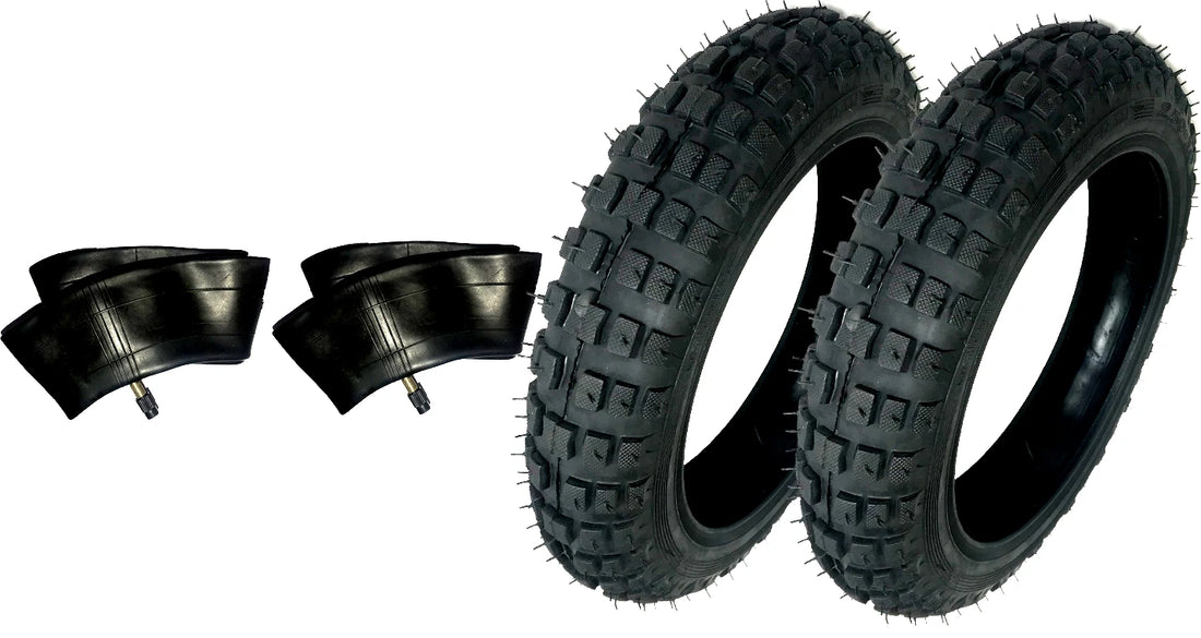 2) HD Tires And Tubes Straight Stem Size 2.50-10 2.50X10 For Honda XR50 50CC