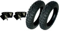 2) HD Tires And Tubes Straight Stem Size 2.50-10 2.50X10 For Honda XR50 50CC