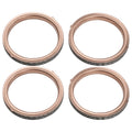 4PC Exhaust Pipe Gasket Suzuki Vstrom 1000 14-25 02-10 SV 1000 2003 - 2007