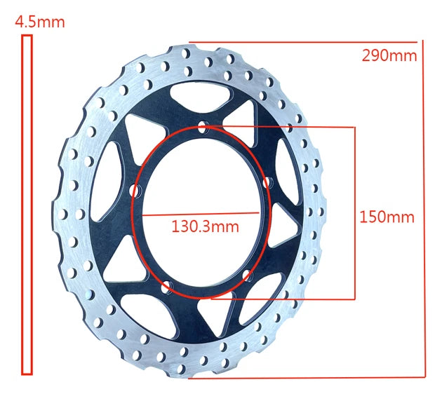 Front Brake Disc Rotor For Kawasaki K LE300 Versys-X 300 (ABS)2017-2021