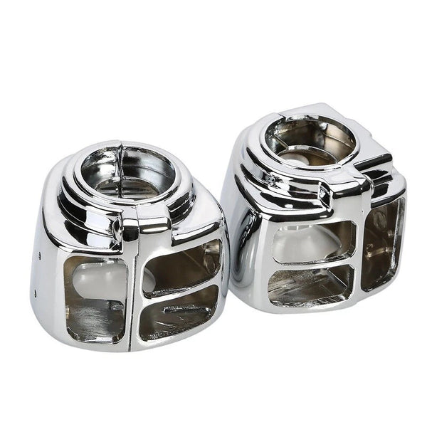 New Chrome Switch Housing Cover Fit For Harley Dyna Sportster V-Rod Softail