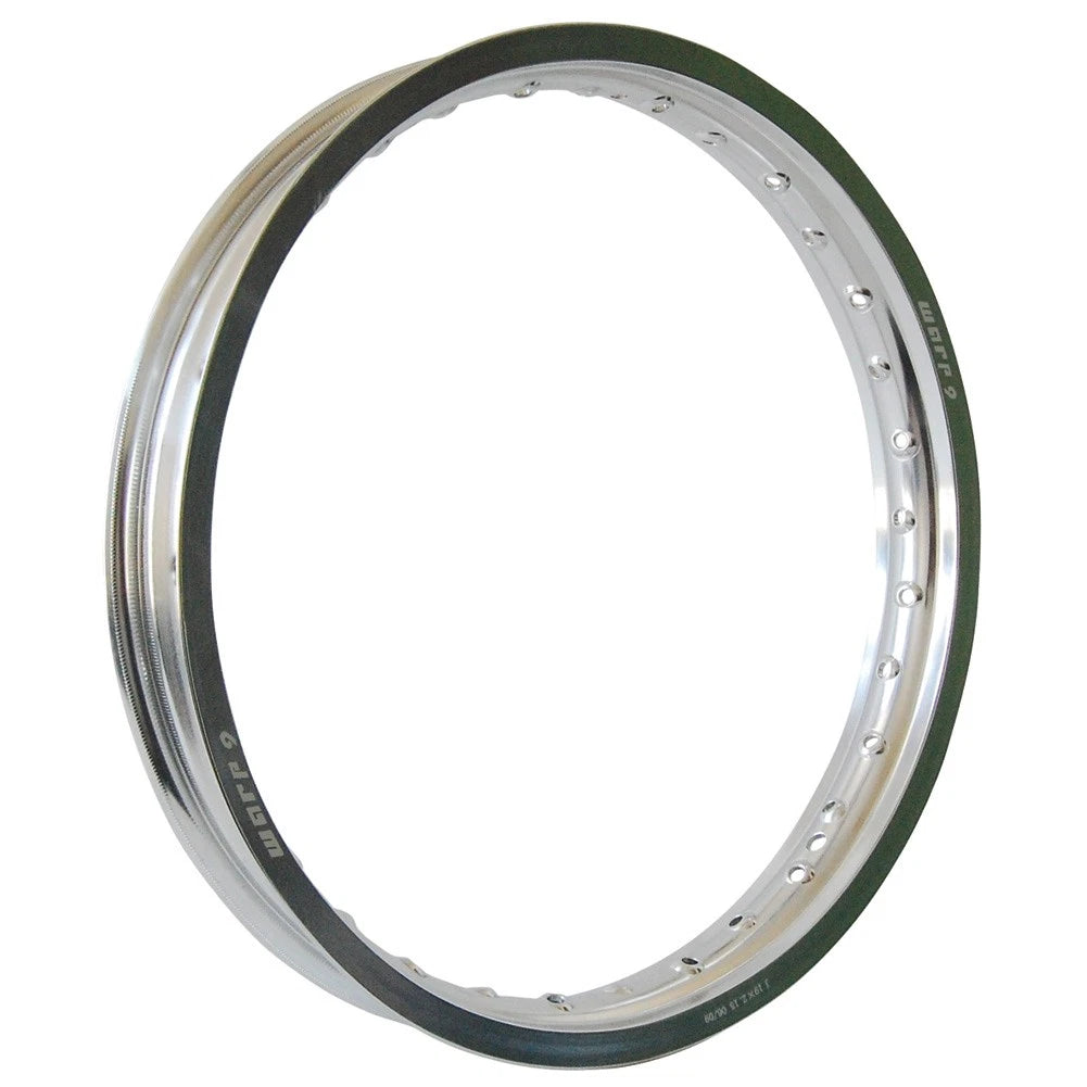Warp 9 Rim - Rear 36 Spoke Hole, 18 x 2.15 Silver For KTM 300 Mxc 1998-2005