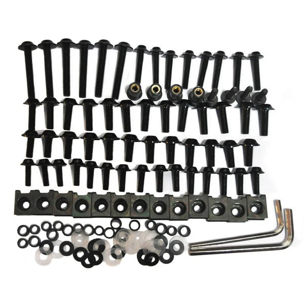 Fairing Screws Bolts Fastener Clips Kit Black Fit for Ducati All Models&Years