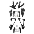 Driver & Passenger Footpegs Footrest Bracket Fit For Kawasaki Ninja ZX6R 2005-08